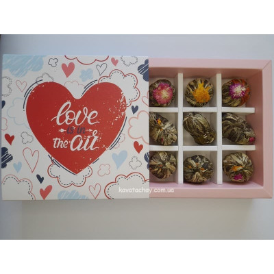Подаруноквий набір Зв'язаного чаю Love is in the air Асорті №3
